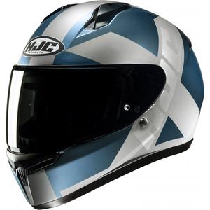 Casco integral de moto HJC C10 Tez MC2SF gris-azul