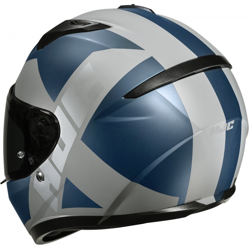 Casco integral de moto HJC C10 Tez MC2SF gris-azul