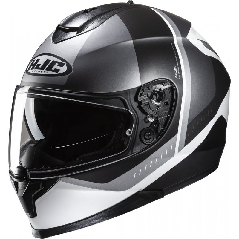 Casco integral de moto HJC C70N Alia MC5SF negro-gris-blanco