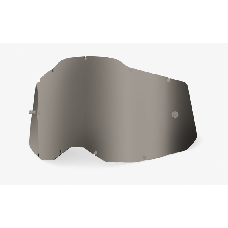 Plexi 100% Racecraft 2/Accuri 2/Strata 2 cromo plateado (Antivaho)