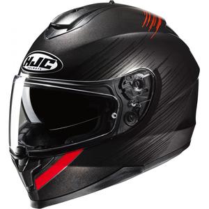 Casco integral de moto HJC C70N Sway MC1 rojo-negro