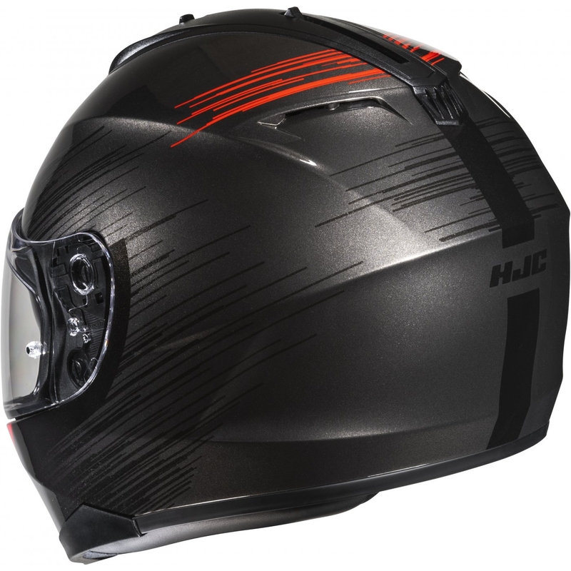 Casco integral de moto HJC C70N Sway MC1 rojo-negro