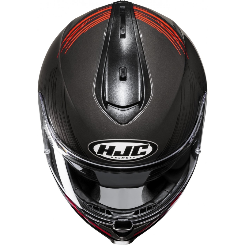 Casco integral de moto HJC C70N Sway MC1 rojo-negro