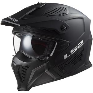 Casco de moto LS2 OF606 Drifter Sólido negro mate