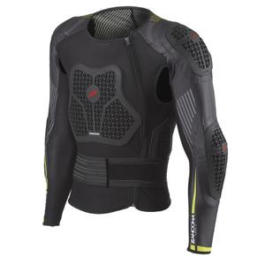 Protector corporal Zandona Netcube X7 negro-amarillo fluo 170-179 cm - II. calidad