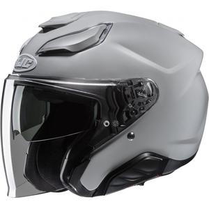 Casco de moto abierto HJC F31 Solid grey