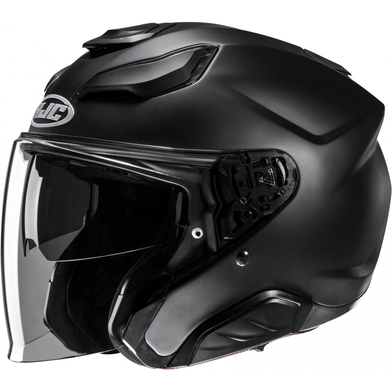 Casco de moto abierto HJC F31 Solid negro