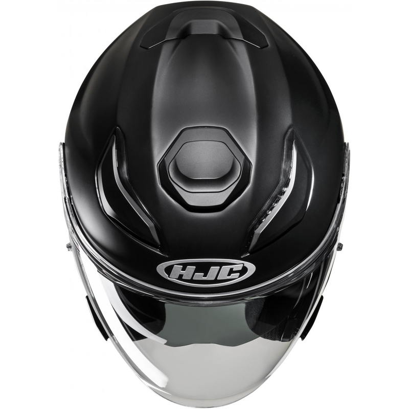 Casco de moto abierto HJC F31 Solid negro
