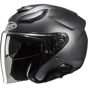 Casco de moto abierto HJC F31 Solid titanium