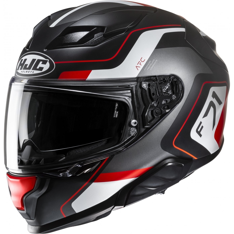 Casco integral de moto HJC F71 Arcan MC1SF negro-gris-rojo