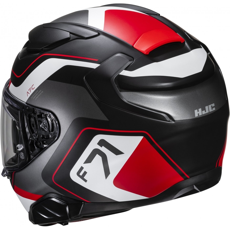 Casco integral de moto HJC F71 Arcan MC1SF negro-gris-rojo