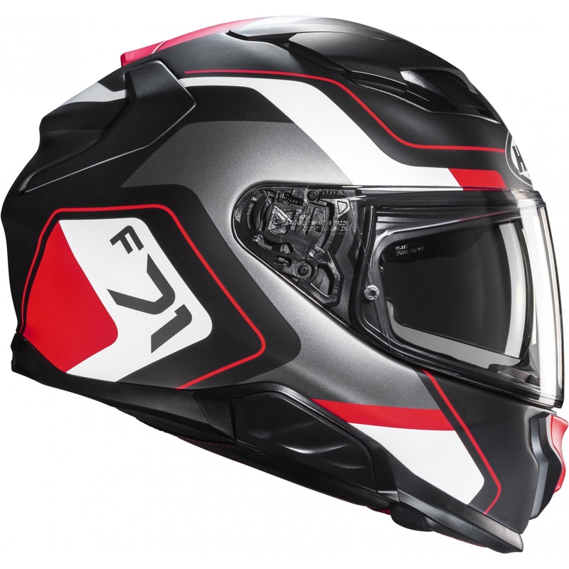 Casco integral de moto HJC F71 Arcan MC1SF negro-gris-rojo