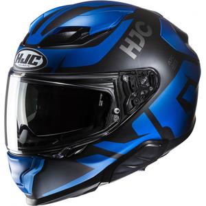 Casco integral de moto HJC F71 Bard MC2SF negro-azul