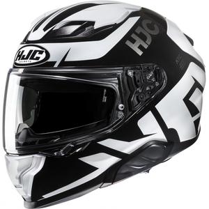 Casco integral de moto HJC F71 Bard MC5 blanco y negro
