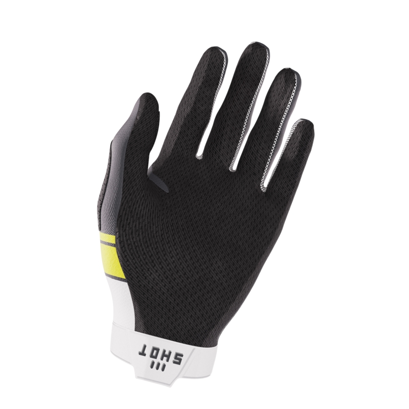 Guantes de motocross Shot Aerolite Husqvarna LE blanco-negro en oferta liquidación