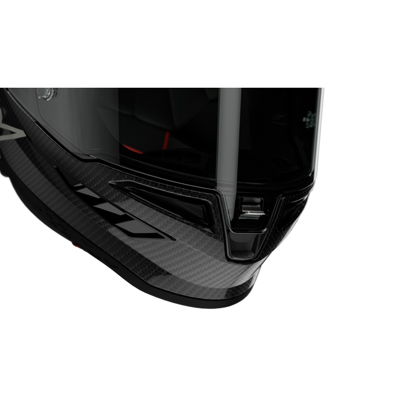 Casco integral de moto Alpinestars Supertech R-10 Team carbono rojo y blanco