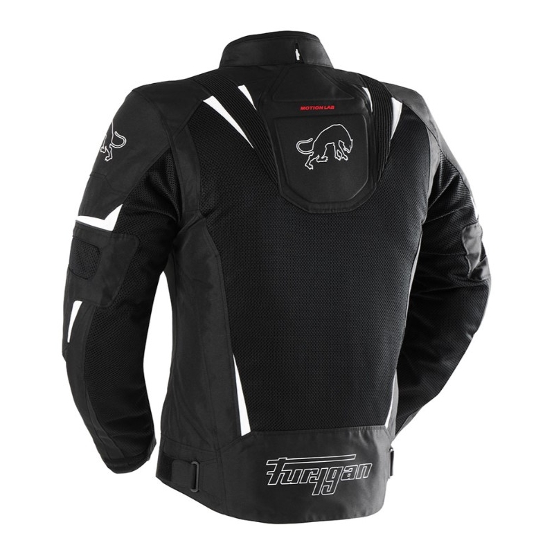 Chaqueta de moto Furygan ULTRA SPARK 3IN1 VENTED+ blanco y negro
