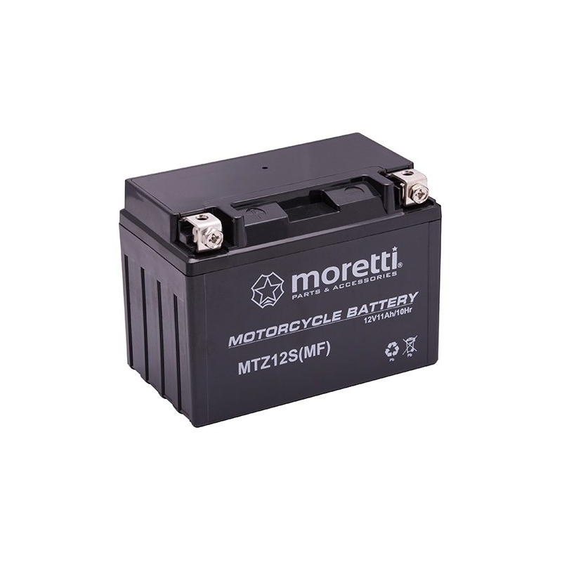 Batería de gel sin mantenimiento Moretti MTZ12S, 12V 10Ah