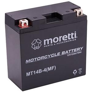 Batería de gel sin mantenimiento Moretti MT14B-4, 12V 12Ah