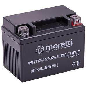 Batería de gel sin mantenimiento Moretti MTX4L-BS, 12V 4Ah