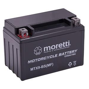 Batería de gel sin mantenimiento Moretti MTX9-BS, 12V 8Ah