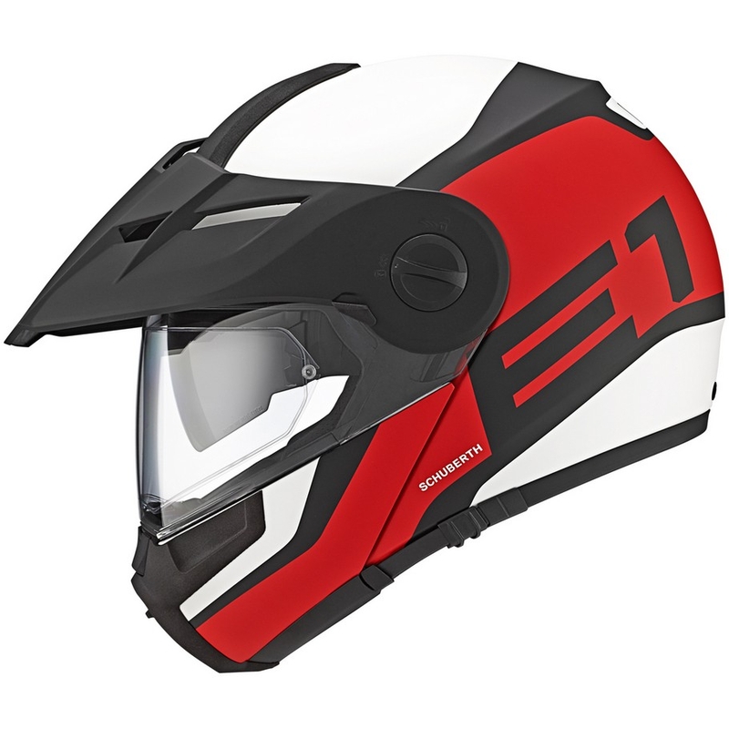 Enduro vyklápěcí přilba Schuberth E1 červená výprodej