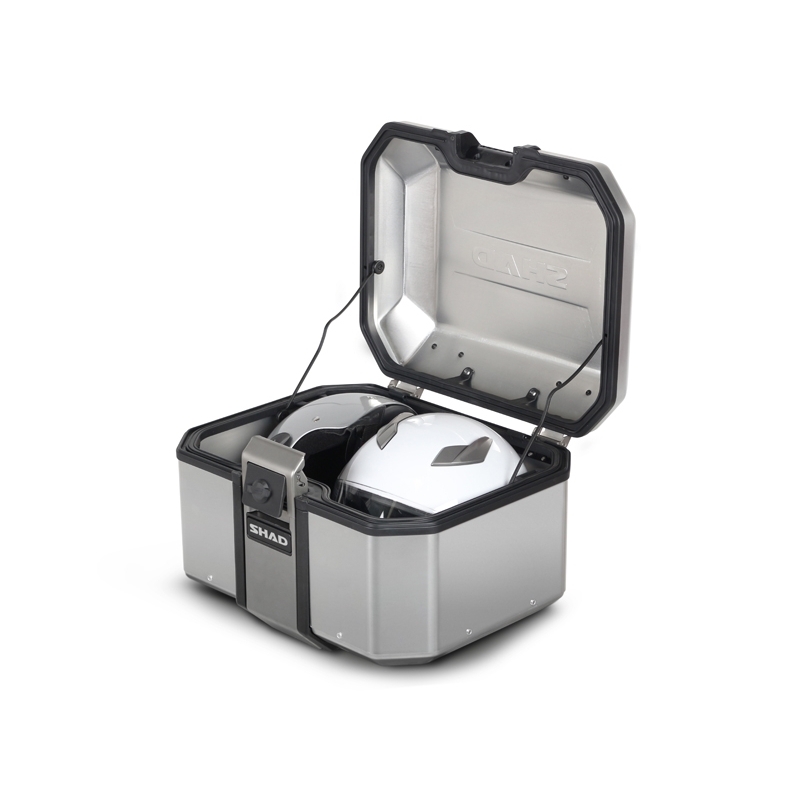 Kompletní sada hliníkových kufrů SHAD TERRA, 48L topcase   36L/47L boční kufry, včetně montážní sady a plotny SHAD TRIUMPH Tiger 900