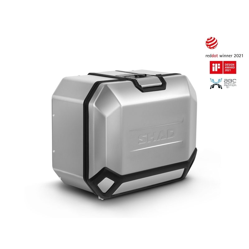 Kompletní sada hliníkových kufrů SHAD TERRA, 37L topcase 47L/47L boční kufry, včetně montážní sady a plotny SHAD SUZUKI DL 1000 V-Strom/ DL 1050 V-Strom