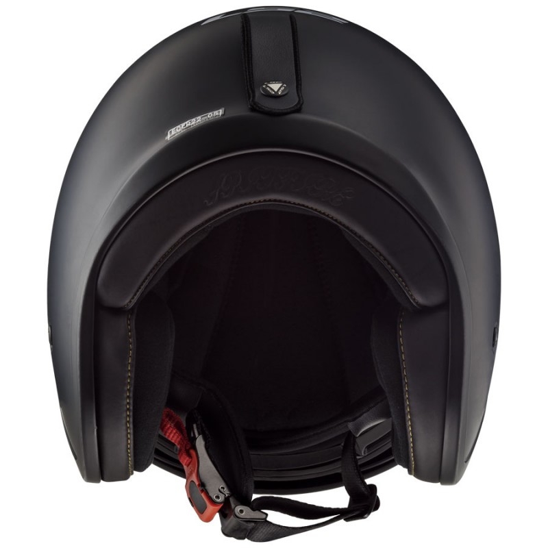 Casco de moto abierto LS2 OF599 Spitfire negro mate