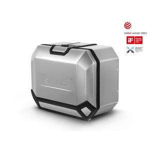 Kompletní sada bočních hliníkových kufrů SHAD TERRA 36L/47L, včetně montážní sady SHAD Aprilia Tuareg 660