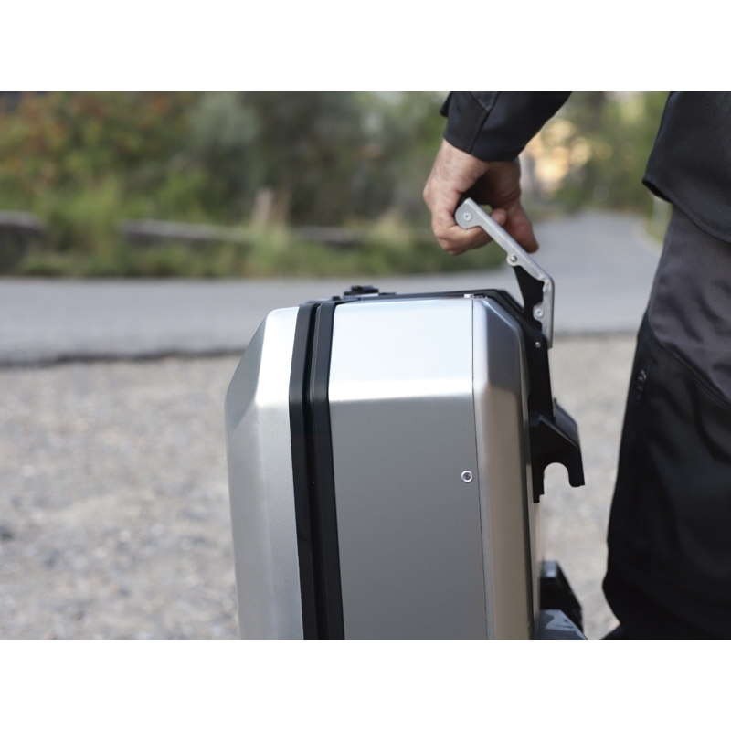 Kompletní sada hliníkových kufrů SHAD TERRA, 37L topcase   36L/47L boční kufry, včetně montážní sady a plotny SHAD Aprilia Tuareg 660