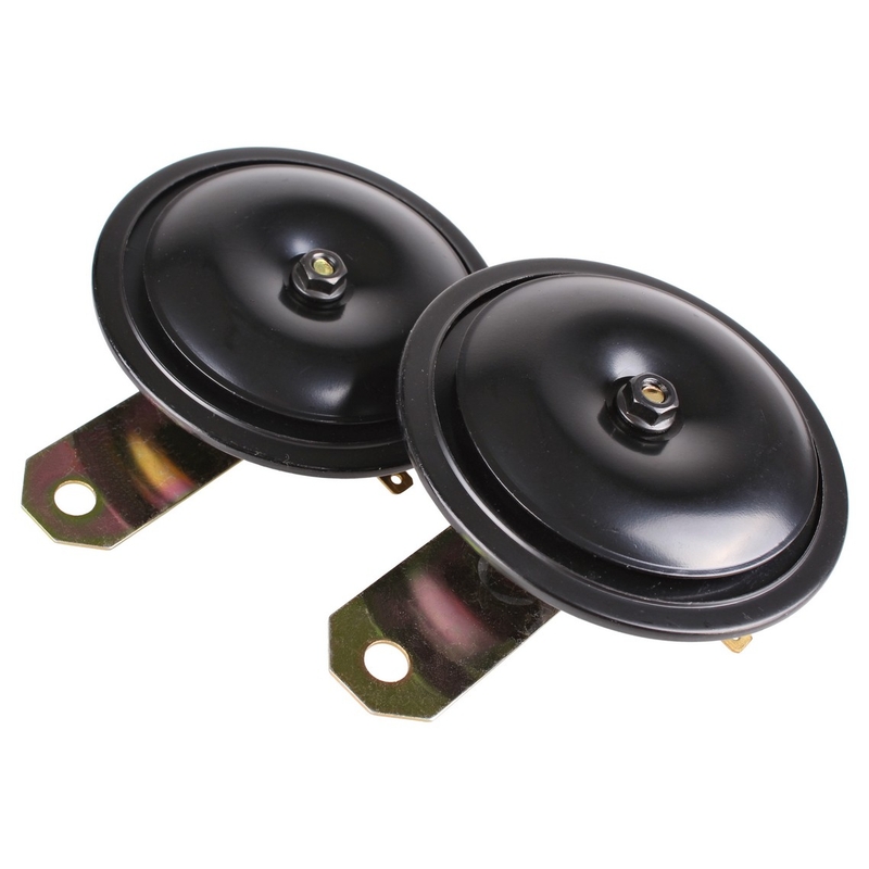 Klaxon R-TOOL 12V 5A negro 2 pcs
