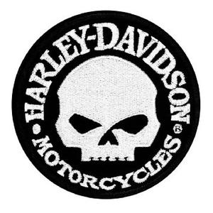 Parche H-D Motorcycles blanco