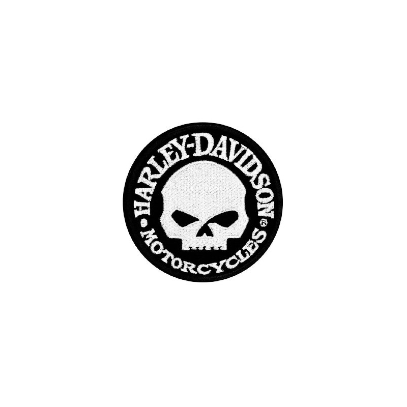 Parche H-D Motorcycles blanco