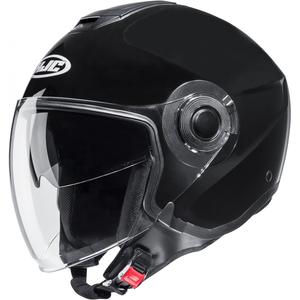 Casco de moto abierto HJC i40N Solid Metallic Black