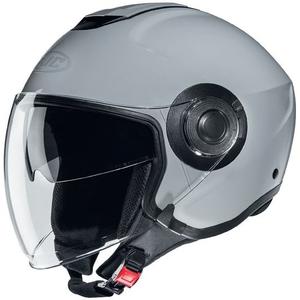 Casco de moto abierto HJC i40N Gris sólido