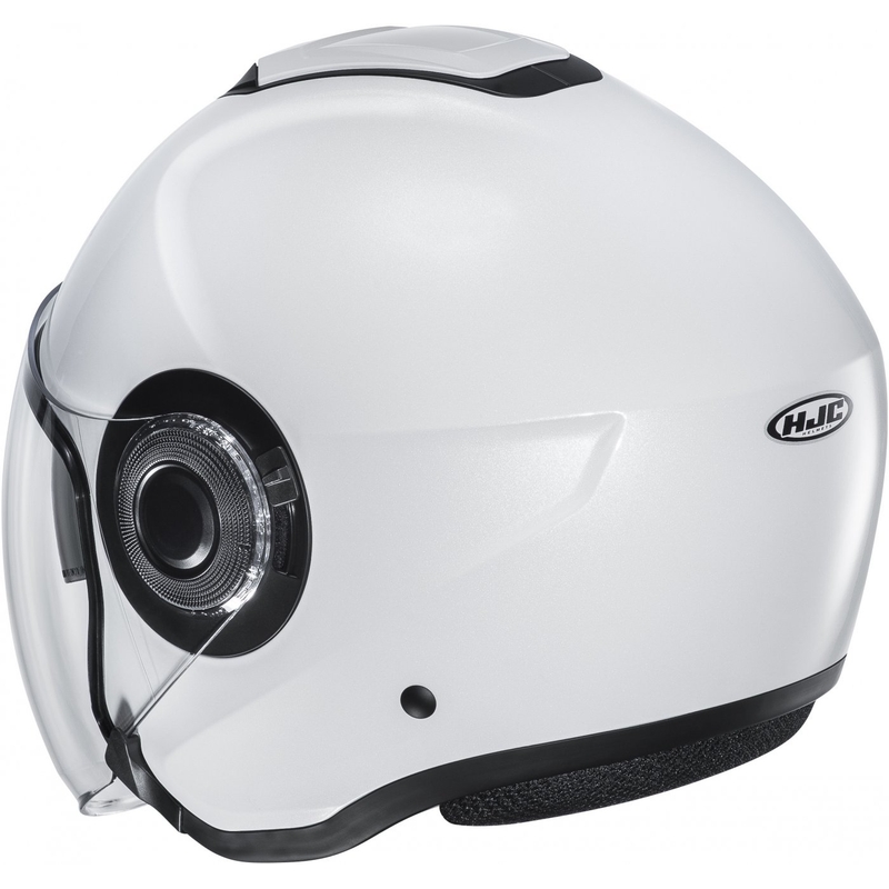 Casco de moto abierto HJC i40N Solid blanco perla