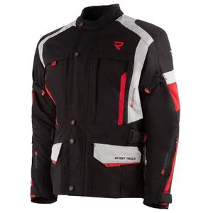 Chaqueta de moto Street Racer Hilax negro-gris-rojo
