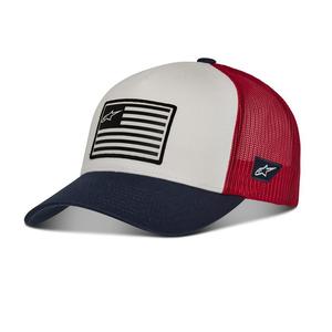 Gorra Alpinestars Flag Snap azul-rojo-blanco