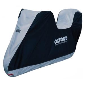 Lona Oxford Aquatex para moto con compartimento para baúl