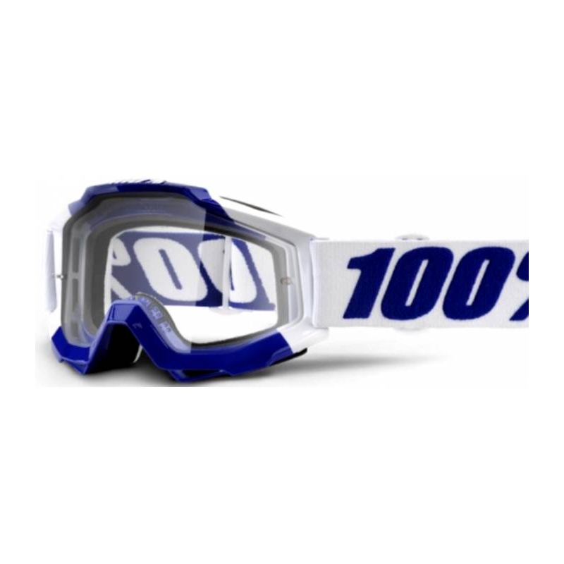 Brýle 100% Accuri Calgary (čiré plexi s čepy pro slídy)