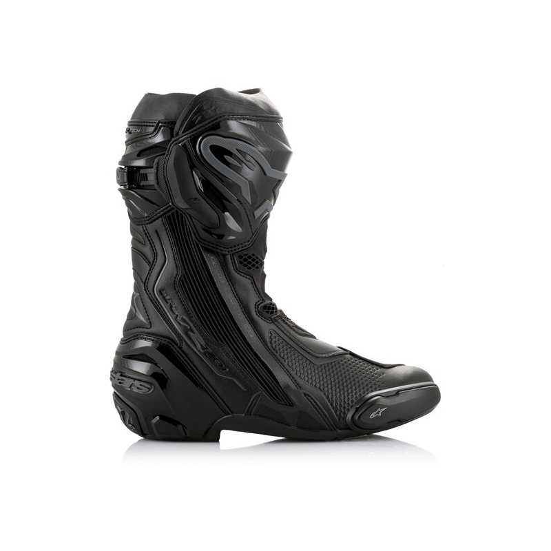 Botas de Moto Alpinestars Supertech R Negro-Negro