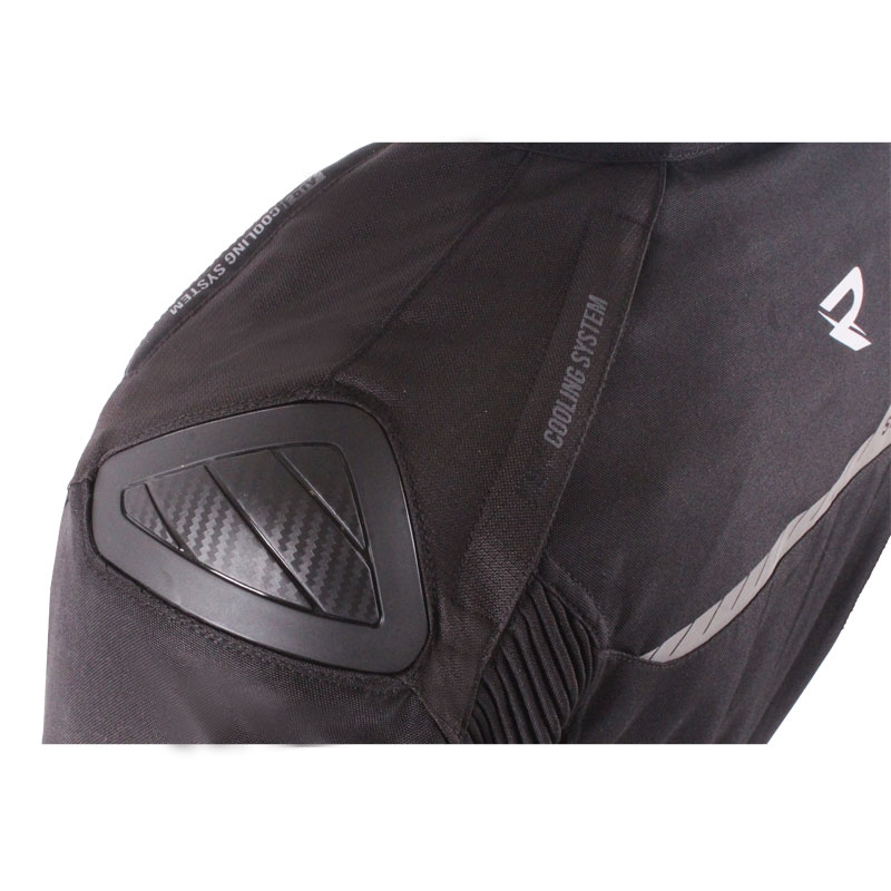 Chaqueta de moto Street Racer Flex EVO negra