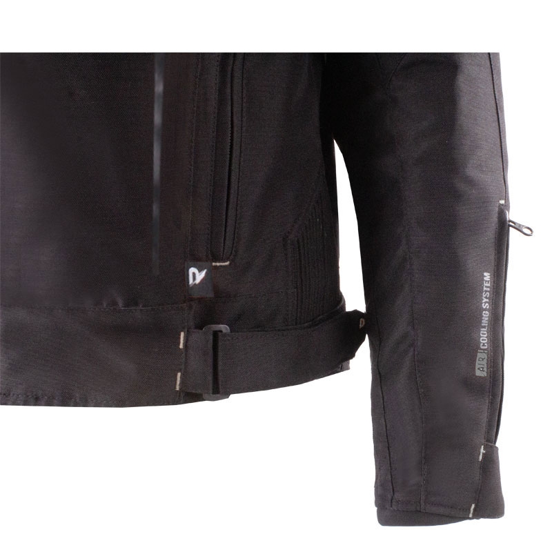 Chaqueta de moto Street Racer Flex EVO negra