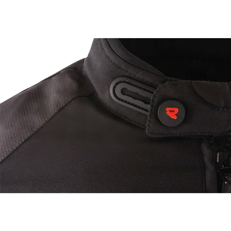 Chaqueta de moto Street Racer Flex Air negra y roja
