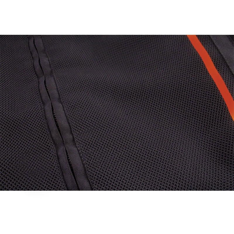 Chaqueta de moto Street Racer Flex Air negra y roja