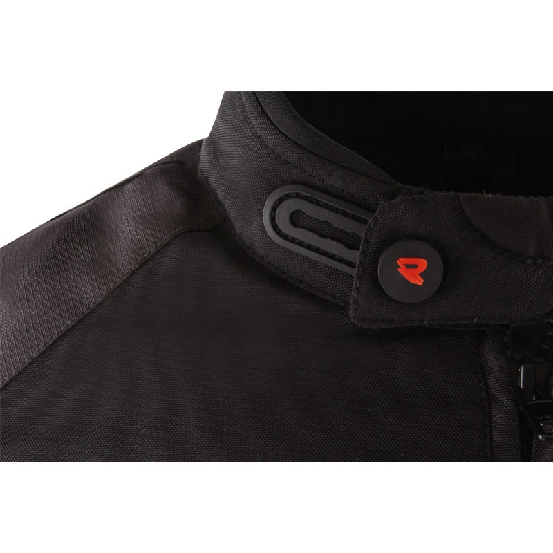 Chaqueta de moto Street Racer Flex negra y roja