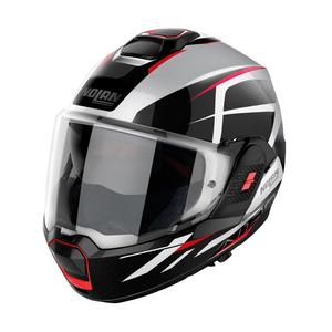 Casco modular Nolan N120-1 Nightlife N-com 27 blanco