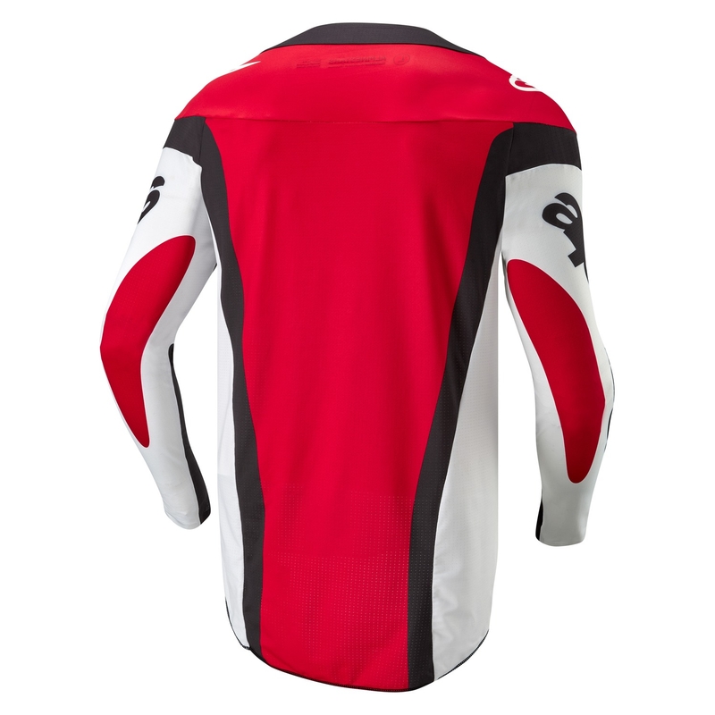 Camiseta de motocross Alpinestars Techstar Ocuri en rojo, blanco y negro