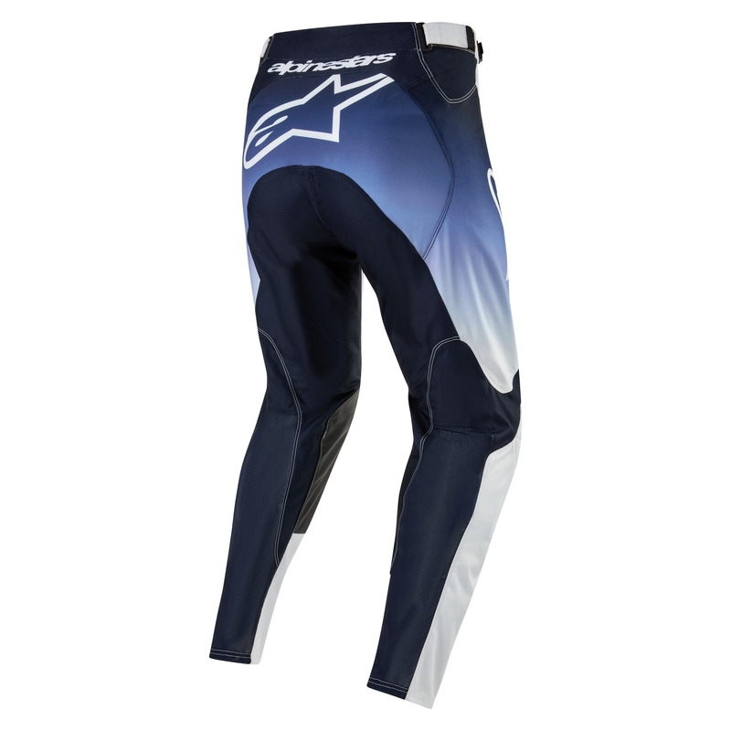 Pantalones de motocross Alpinestars Racer Hoen blanco-azul